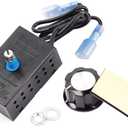 Adviace Rheostat Variable Speed Control for Gas Fireplace Fan, Fan Kit, Wood Stove Fan, Fan Controller for Various Fireplace Blower Kits