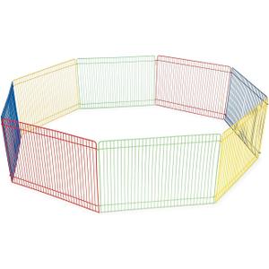 Prevue Pet Products Multi-Color Small Pet Playpen 40090,13x35.87x8.67 inch