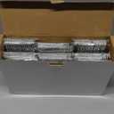 N9R 300PCS Silver Plastic Silverware, Heavy Duty Plastic Cutlery for Parties, Fancy Disposable Flatware Set Includes 100 Forks, 100 Spoons, and 100 Knives, Perfect for Weddings, Dinners, Picnics