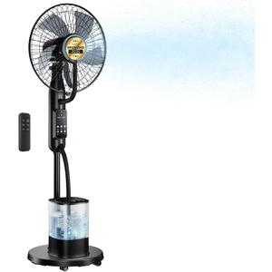 Misting Fan, Mister Cooling Fan with 4L Large Water Tank