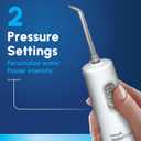 Waterpik Cordless Express Water Flosser, Battery Operated & Portable for Travel & Home, ADA Accepted, Waterproof for Shower Use, White WF-02