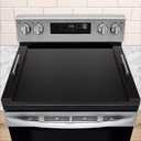 30"x22" Noodle Board Stove Cover for Electric & Gas Stoves, Natural Bamboo Ranges Stovetop Cover for Extra Counter Space, Also Sink Cover & Serving Tray (Black)