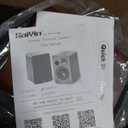 Saiyin Bluetooth Bookshelf Speakers, 30W X 2 Powered TV Speakers with 3.5 Inch Woofer, Turntable Speakers with Optical/AUX/RCA Input for PC and TV