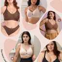 Summer Clearance Women's Clothing - Wireless Bras for Women - No Underwire Soft Comfort T-Shirt Bra (Large, Nude)