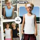 Oakgarden 3 Pack Boys Tank Tops, 3-Color, 5-6 Years