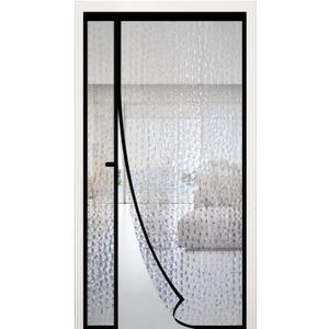 RELIANCER Magnetic Thermal Insulated Door Curtain,Waterproof EVA Door Cover,Left Right Side Opening,Fit Doors Size 34"x78",Self-Closing Insulated Doorway Curtain,Patio Auto Close Thermal Doors Screen