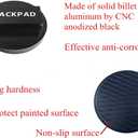 Jack Pad Adapter Anodized Black Replacement for B-MW 135 335 535 E82 E88 E46 E90 E91 E92 E93 E38 E39 E60 E61 E63 E64 E65 E66 E70 E71 E89 X5 X6 X3 1M M3 M5 M6 F01 F02 F30 F10(4 pcs)