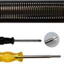 Cartridge Slot Replacement for Nintendo NES 8 Bit System 72 Pin Connector Cartridge Slot Replacement for NES with Screwdriver