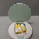 Travel Potty for Toddler, Portable and Foldable Toilet, Apply to Seat Emergency Toilet for Car, Camping, Outdoor, Indoor (green, small)