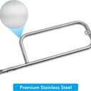 Stanbroil Stainless Steel Grill Burner Tube for Weber Q200 Q220 Q2000 Q2200 396000, 396001, 396002, 566002, 53060001, 54060001 - Grill Burner Tube Pipe Part for Weber 69956/60041/41862