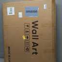 Large Framed Neutral Abstract Wall Art for Living Room, Set of 2 Bright Modern Canvas Prints Paintings Artwork for Walls, Colorful Abstract Pictures for Hallway Stair Bedroom Office Wall Decor 24x36 In