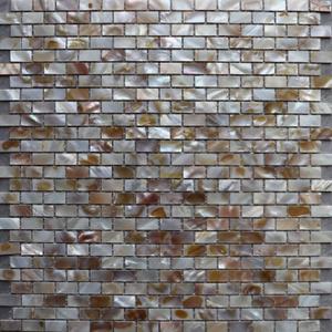 MOP Mini Mother of Pearl Tiles for Kitchen Backsplash, Sea Shell Mosaic Tile for Bathroom Wall Decor 1 Sheet 12x12.2 in Colorful