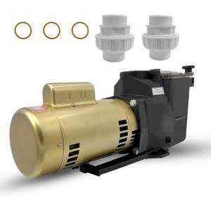 W3SP2615X20 Super Pool Pump 2 HP Power Upgraded 115/230 V Single Speed Pump for In-Ground Swimming Pools and Spas Replacement for Hayward SP2615X20