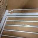 Regalo Safety 29-49" Easy Step Extra Wide Baby Gate for Doorways & Bottom of Stairs, Pressure Mounted Safety Gate with Door for Babies, Toddlers & Pets, White