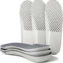 riemot 3 Pairs Water Shoe Insoles for Women, Quick-Dry, Grey US10/ EU41
