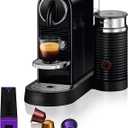 Nespresso CitiZ Coffee and Espresso Machine by De'Longhi with Milk Frother, Black, 9.3 x 14.6 x 10.9 inches