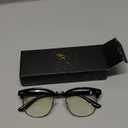 Blue Light Blocking Glasses Vintage Half Frame UV Clear Lens Anti Eyestrain Computer Gaming Glasses for Women Men