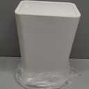 TIPGO Bathroom Trash Can with Lid, 10 Liter/ 2.6 Gallon Slim Garbage Can, Small Trash Bin Waste Basket with Pop-Up Lid for Kitchen, Bedroom, Living Room, Office (White)