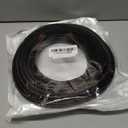 Rubber Edge Guard U Channel Trim Self Adhesive Metal Edge Protection Guard for Car Doors, Hatches, Lockers, Panels (20Ft, Black)