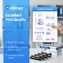DR223 DR223CL Drum Unit Set 4 Pack Replacement for Brother DR223CL DR-223 DR-223CL Drum MFC-l3770CDW Drum for MFC-l3710CW MFC-l3750CDW HL-l3270CDW Printer (1Black, 1Cyan, 1Magenta, 1Yellow)