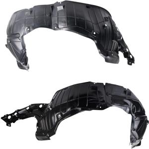TRQ Front Inner Fender Liner Set Driver & Passenger Side NI1248150 NI1249150 Compatible with 2016-2018 Nissan Altima