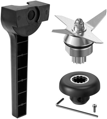 Blade Replacement Parts Compatible with Vitamix, Blender Wet Blade Replacement Assembly with Wrench and Drive Socket Replacement Compatible With Vitamix 64oz and 32oz Container
