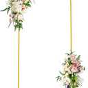 Wokceer 6 FT Wedding Arch Backdrop Stand Metal Arch Chiara Backdrop Stand for Wedding Ceremony Birthday Party Bridal Baby Shower Photo Booth Garden Floral Balloon Arch Decoration