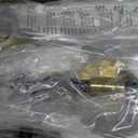 SOLFART Vintage Vanity Lights Bathroom Light Fixture Over Mirror for Bath Glass Shade Light Black and Brass Modern Style 3 Lights