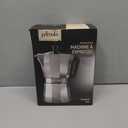 Primula Classic Stovetop Espresso and Coffee Maker, Moka Pot for Italian and Cuban Caf Brewing, Greca Coffee Maker, Cafeteras, 6 Espresso Cups, Silver