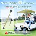 DRIVE UP Golf Cart Tie Rod, Ball Joints and Rack Pinion Drag Link Kit for Club Car DS, Turf, Carryall, Villager 1984-2008 Gas and Electric Golf Carts, OEM 1010219 1012467 7540 7539