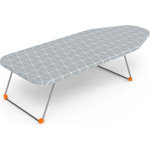 Tabletop Ironing Board with Folding Legs, Small Ironing Board with Thick Cotton Cover, Portable Mini Iron Board for Sewing, Craft Room, Household, Dorm, Table Top, 12x30 (Standard)