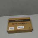 Bird Heater, Thermostatical Bird Warmer for Parakeets, IP67 Waterproof Bird Accessories and Supplies, 12V