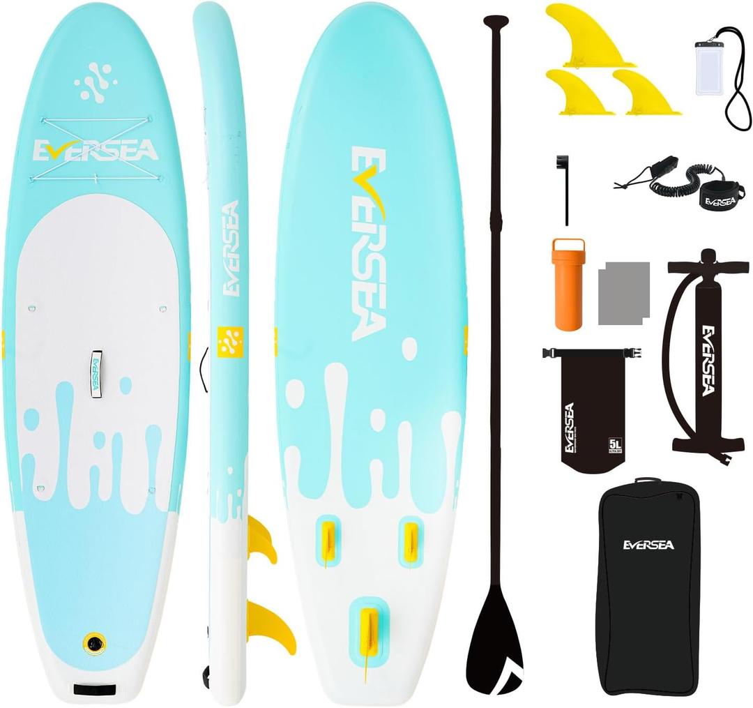 Inflatable Stand-Up Paddle Boards  Available 32"/33"/34" Widths Inflatable Paddle Board with SUP Accessories, Camera Mount, Basic All-Around SUP Board for All Skill Levels, Up to 450lbs