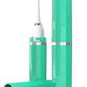 Electric Toothbrush Travel Case, Ventilated & Portable Travel HolderUniversal Fit for Most Electric Toothbrushes (Green)
