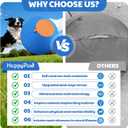Happypaw 3.0 Upgrade 25'' Herding Ball for Dogs Enhanced Chew Resistance & Heavy-Duty Material, Dog Toy Agility Equipment for Australian Shepherds, Collies, Includes 5 Repair Patches