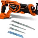 Cordless Reciprocating Saw for Dewalt 20V Battery (without battery), 3000RPM Variable Speed Sawzall with 4pcs Zallsaw Blade, Pivoting Shoe, Keyless Blade Clamp Recipro Saw for Wood, Metal, PVC Pipe