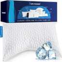 Side Sleeper Pillow for Adults, King Size Cooling Pillow for Neck and Shoulder Pain Relief, Adjustable Firm Soft Shredded Memory Foam Pillows for Side Back Stomach Sleepers, Bed Pillows for Sleeping