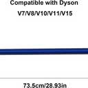 Replacement Wand Extension Tube for Dyson V7 V8 V10 V11 V15 Models,Quick Release Wand Accessories Compatible with Dyson Cordless Stick Vacuum Cleaner of V7 V8 V10 V11 (Blue)
