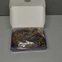 TUOFLY Disco Wig 5Pcs Set (Wig+ Glasses+ Necklace+ Mustache+ Wig Cap) 70'S Costumes Wig Afro Wig Men Short Curly Natural Fluffy Synthetic Hair Wig for Halloween Disco Party