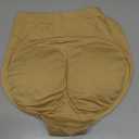 Butt Lifter Padded Panties for Women - Seamless Booty Pads, Hip Enhancer Underwear (Small-Medium, Beige)