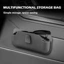 2 x Car Side Pocket Organizer, Adhesive Car Organizers And Storage, Car Glass Holder Stores Small Items Such As Phones, Cosmetics, Coins, Glasses, Keys. Can be Pasted Anywhere (Gray)