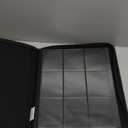 GERMUN Toploader Binder, Holds 324 Toploaders, 9 Pocket Top Loader Binders with Sleeves for 3 x 4'' Toploaders, Double-Sided Pocket Top Loader Storage Binder, Trading Card Binder - Diamond Black