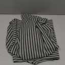 Tankaneo Womens Striped 2 Piece Sets Short Sleeve T Shirts Wide Leg Pants Matching Lounge Set with Pockets (Medium)