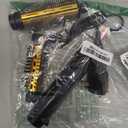 Conair 2-in-1 Hot Air Curling Combo, Includes 1.5-inch Curl Brush and 1-inch Aluminum Bristle Brush (Black / Gold)