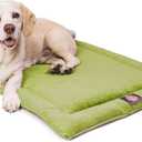 Majestic Pet Dog Crate Mat - Machine Washable Soft Plush Pet Bed Pad for Crates & Kennels | USA Crafted | 42"x26" Villa Apple
