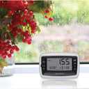 AcuRite Wireless Digital Rain Gauge with Self-Emptying Collector with Rainfall History, Alerts, and Current Date and Time (00899), Multicolor
