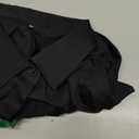 siliteelon Button Down Shirts for Women Slim fit Long Sleeve Stretch Dress Shirts Work Shirt Wrinkle Free Office Blouses (Medium, Black)