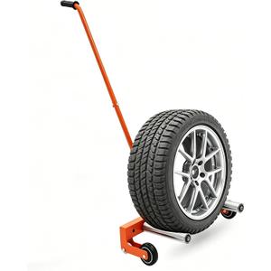Tire Dolly, Heavy Duty 350LBS Wheel Dolly Adjustable Tire Dolly Tire Lift Tool Easy Lift Tire Moving Cart with 360° Rotatable Wheels, Cart Wheel Lift for Truck Car Vehicle, Auto Repair Shops