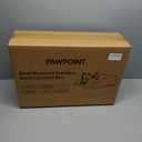 Stainless Steel Cat Litter Box with Enclosure, Large Litter Box for Cats and Kittens, Smooth Easy Clean Interior, Durable Metal Design with Cover, Litter Shovel, Pad and Footboard Included (Black)