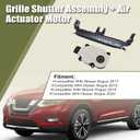 Active Grille Shutter Assembly with Motor Fit For Nissan Rogue 2017-2020